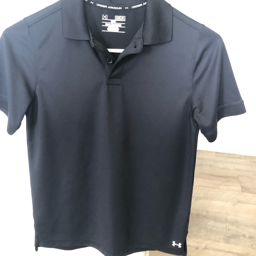 Navy Under Armour polo